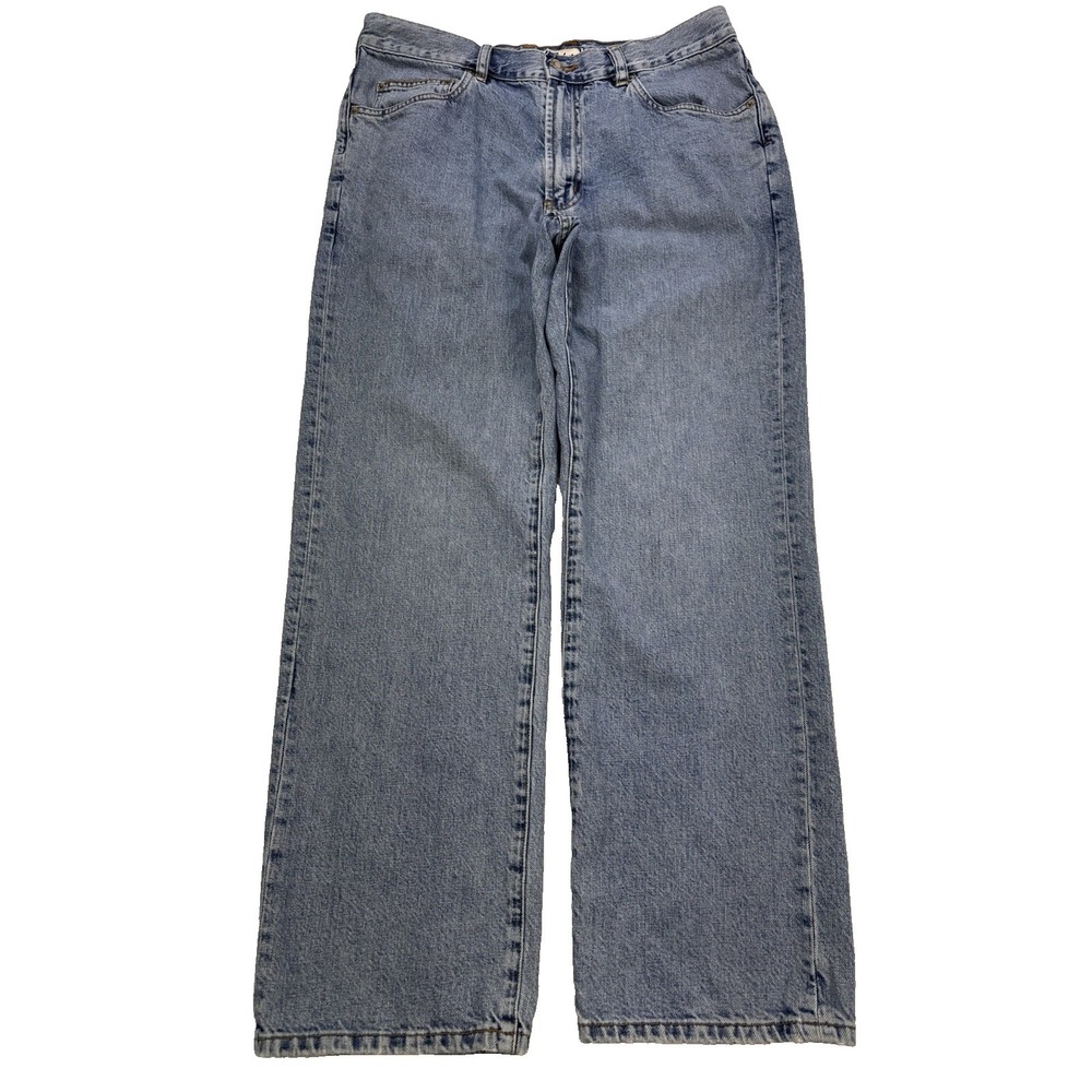 Tommy Bahama Indigo‎ Palms Jeans Men 34x30 Blue Straight Distress Denim VTG
